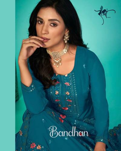 BANDHAN BY RADHA TREND EMBROIDERY SALWAR KAMEEZ WHOLESALER IN INDIA